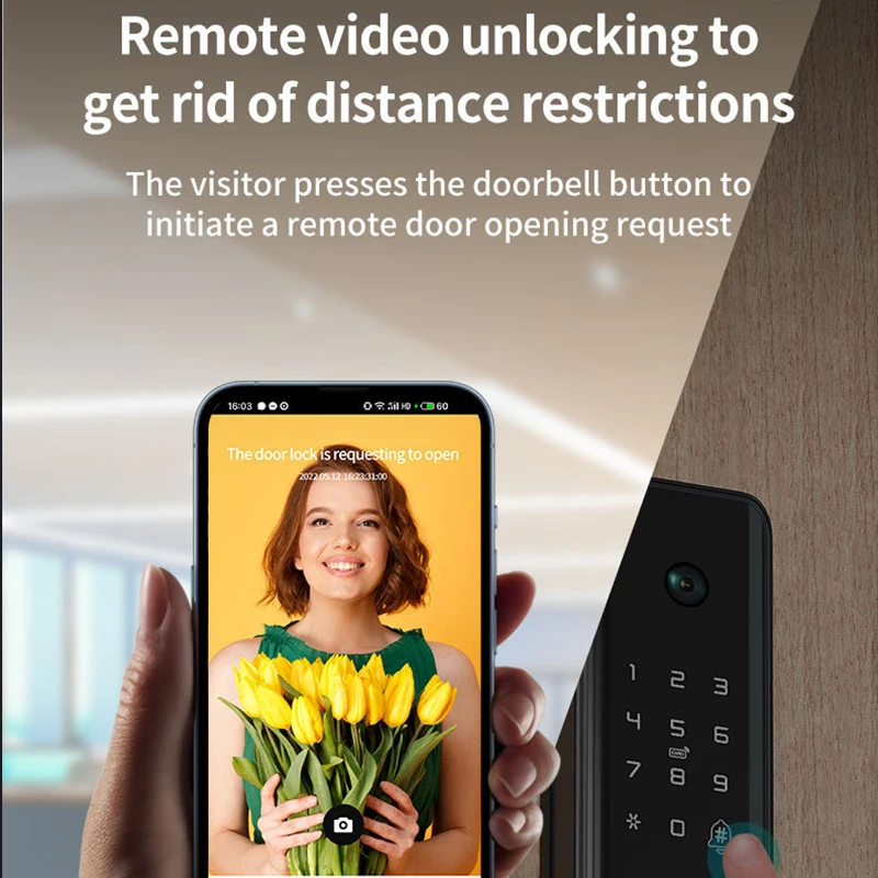 Cerradura Inteligente Wifi Huella App Tuya Smart