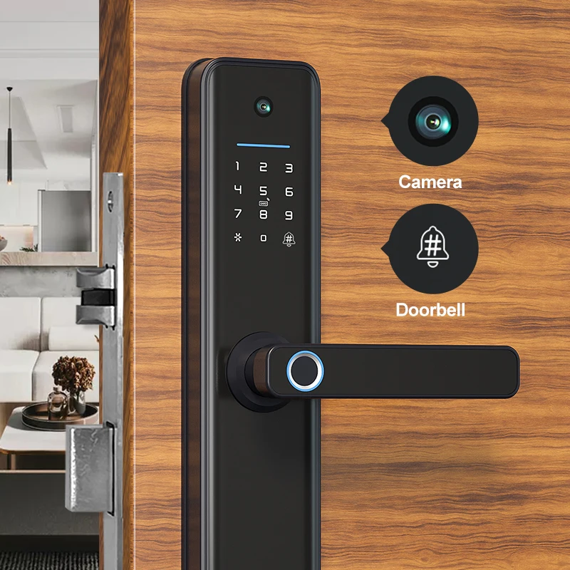 Cerradura Inteligente Wifi Huella App Tuya Smart